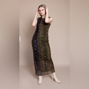 Raquel Allegra Like New Tie-Dye Midi Dress
